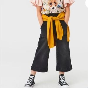 Molo Black Kids Alayna washed black pants. Jean material. Euro 158